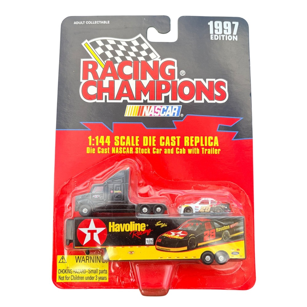 Racing Champions 1997 NASCAR 1:144 Ernie Irvan 28 Havoline Truck Car Set 09192